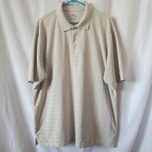 PGA Tour Golf Shirt Performance XXL 2XL golfing stripes athleisure Big Tall